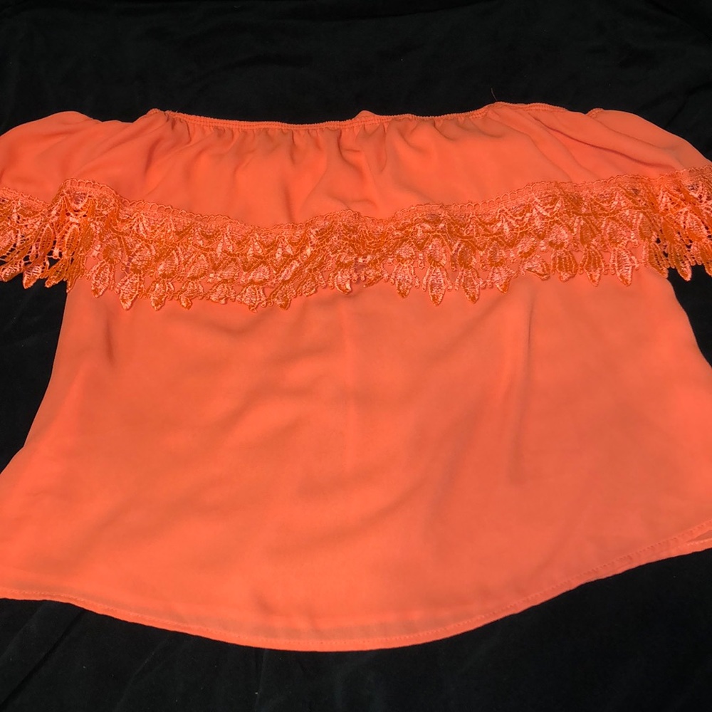 Strapless blouse